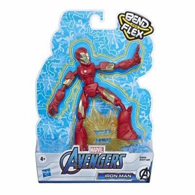 Lafeltrinelli Avengers. Iron Man Bend and Flex (Action Figure Flessibile 15cm) Soddisfazione Garantita