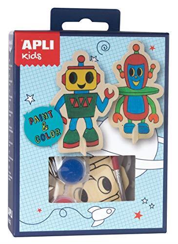 Lafeltrinelli APLI APLI14712 Robots Vernice e Colore Mini Kit (Pezzi) Latest fashion