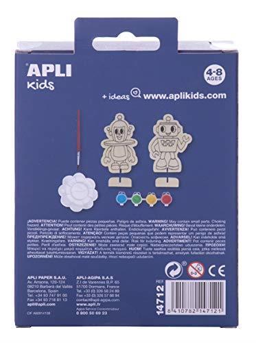 Lafeltrinelli APLI APLI14712 Robots Vernice e Colore Mini Kit (Pezzi) Latest fashion