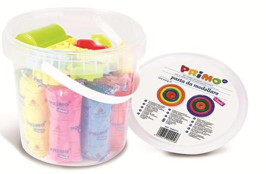 Lafeltrinelli Secchiello 10 panetti pasta soffice da modellare + accessori