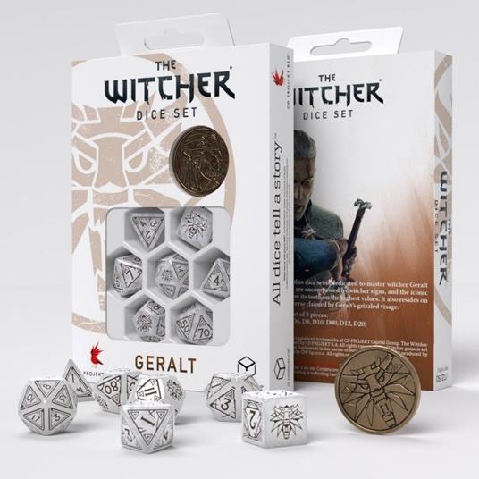 Lafeltrinelli Q-workshop The Witcher Dice Set. Geralt Novità