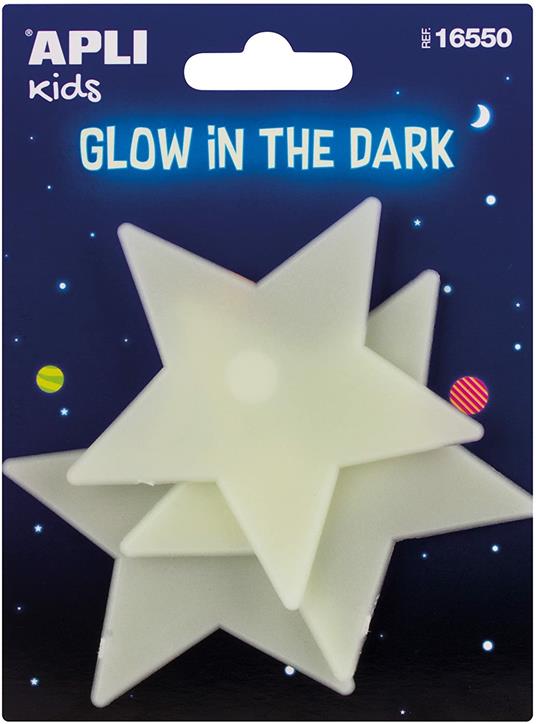 Lafeltrinelli Apli Kids - Dinosauri Confezione di adesivi luminosi Novità