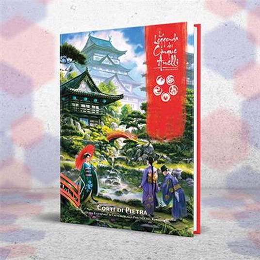 Lafeltrinelli La Leggenda dei Cinque Anelli Corti di Pietra. GDR - ITA. Gioco da tavolo