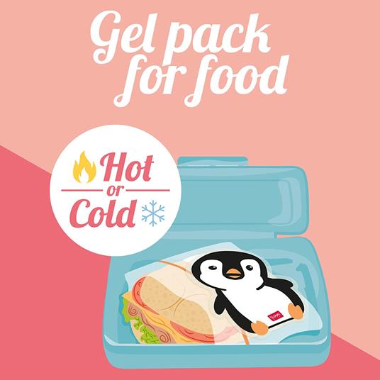 Lafeltrinelli Gel Pack For Food Hot & Cold Gel Pack - Penguin Nuovi prodotti
