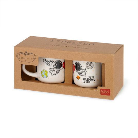 Lafeltrinelli 2 Tazze Da Caffè - Caffè per Due - Spazio Bestseller