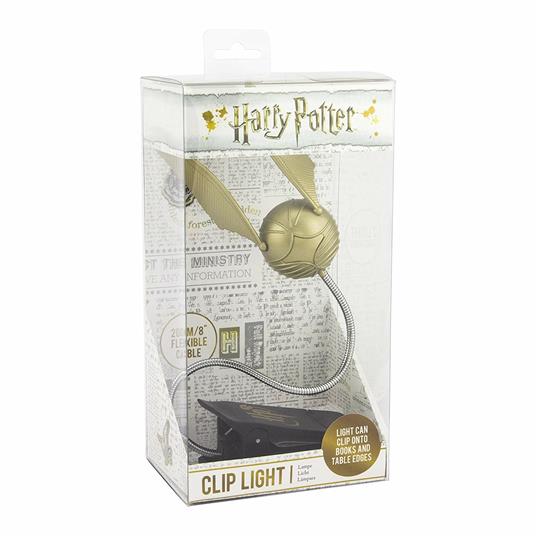 Lafeltrinelli Luce da lettura Boccino d'oro. Harry Potter Golden Snitch Comprane uno, ottenene uno gratis