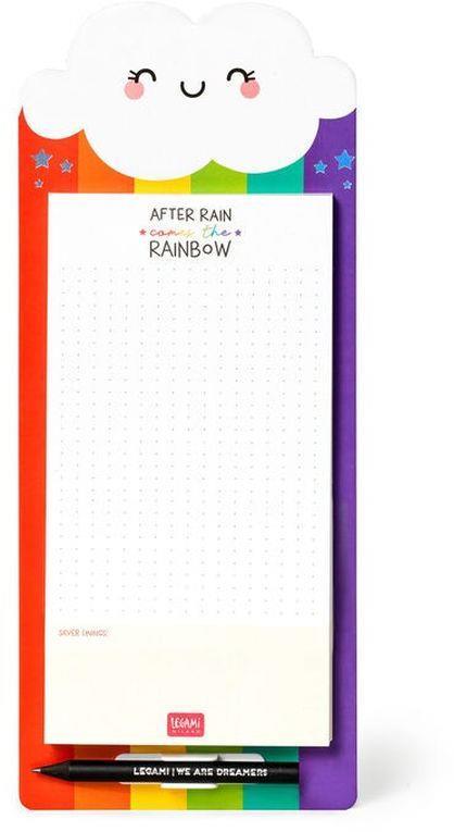 Lafeltrinelli Bloc Notes Magnetico Legami 60 Fogli Staccabili Rainbow Ritorno libero