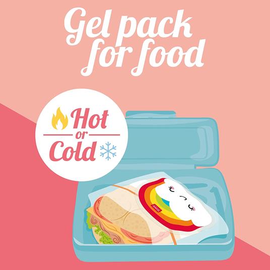 Lafeltrinelli Gel Pack For Food Hot & Cold Gel Pack - Rainbow Rilascio limitato