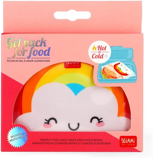 Lafeltrinelli Gel Pack For Food Hot & Cold Gel Pack - Rainbow Rilascio limitato