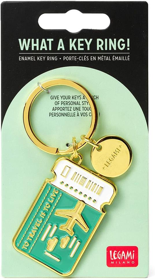 Lafeltrinelli Portachiavi What A Key Ring - Travel Ticket Ultimo giorno