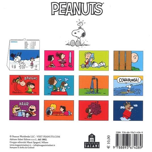 Lafeltrinelli Peanuts. Calendario con cartoline 2019 Duty-free