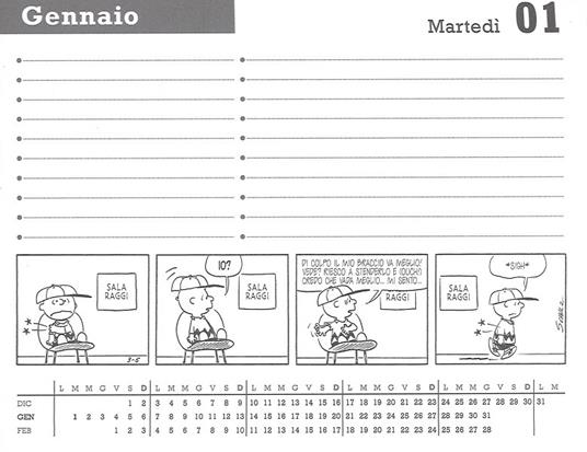 Lafeltrinelli Peanuts. Calendario da tavolo 2019 50% di sconto per tempo limitato