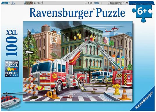 Lafeltrinelli Ravensburger - Puzzle Pompieri 100 Pezzi XXL Età Raccomandata 6+ Anni Hotsell