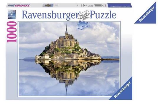 Lafeltrinelli Le Mont-Saint-Michel Puzzle 1000 pezzi Ravensburger (19647) Vendita Calda