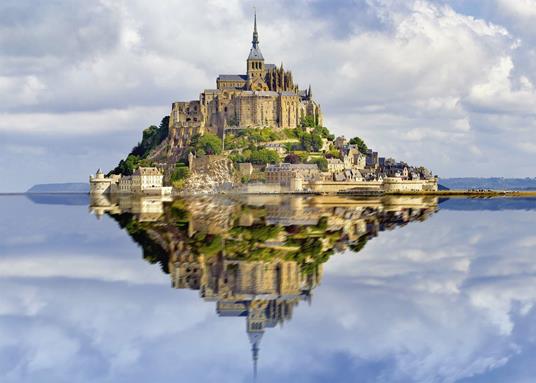 Lafeltrinelli Le Mont-Saint-Michel Puzzle 1000 pezzi Ravensburger (19647) Vendita Calda