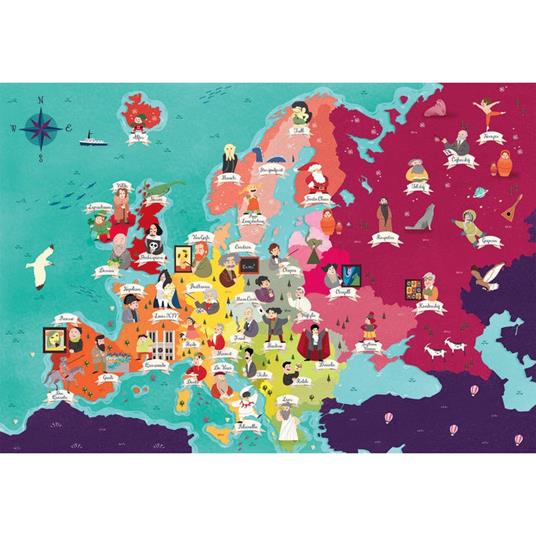 Lafeltrinelli Puzzle Great People in Europe - 250 pezzi Moda