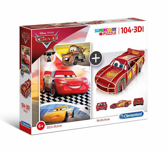 Lafeltrinelli Puzzle 3D Model. Cars Spedizione gratuita