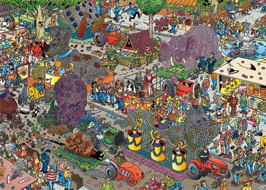 Lafeltrinelli Jan van Haasteren Flower Parade 1000 pcs Puzzle 1000 pz Fumetti Offerta esclusiva