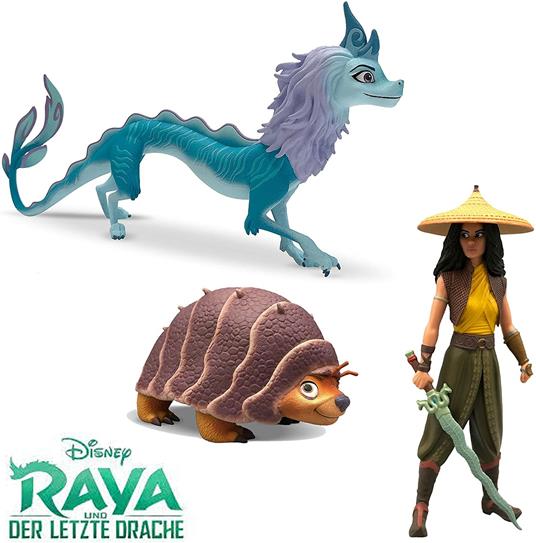 Lafeltrinelli Bullyland 11501 – Statuetta Disney Raya e l''ultimo drago circa 8 4 x 14 cm ideale come statuetta per torta fedele ai dettagli senza PVC ottimo regalo per bambini per giocare fantasioso Offerta speciale della fabbrica