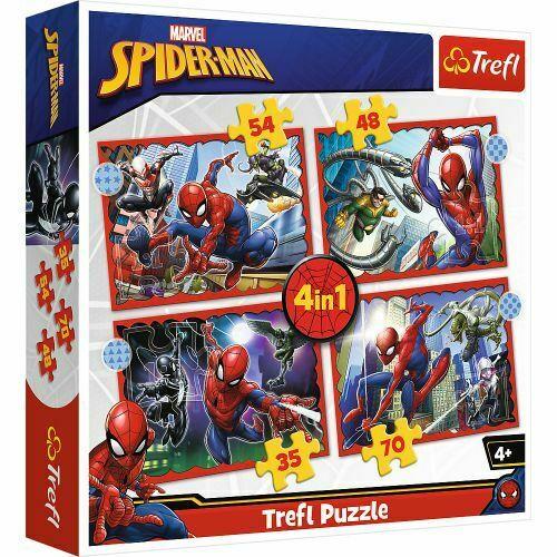 Lafeltrinelli puzzle puzzle 4 in 1 spiderman