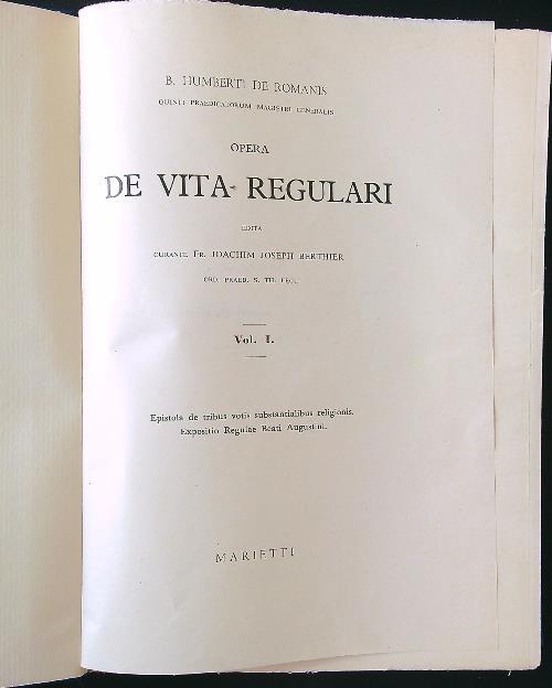 Lafeltrinelli De vita regulari 2 voll ACQUISTA ORA