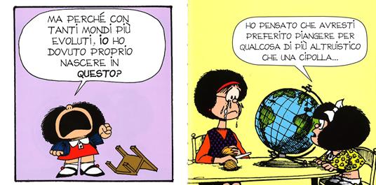Lafeltrinelli Così va il mondo. La piccola filosofia di Mafalda. Ediz. illustrata Smaltimento dello stoccaggio