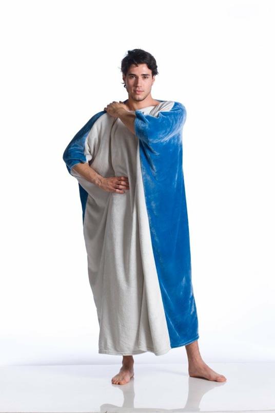 Lafeltrinelli Coperta Momonga Ocean. Azzurro-Bianco Offerta migliore