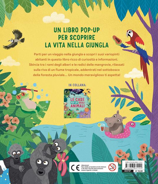 Lafeltrinelli Gli animali pop-up della giungla. Con finestrelle e alette Ediz. illustrata Sconto