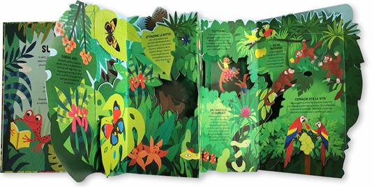 Lafeltrinelli Gli animali pop-up della giungla. Con finestrelle e alette Ediz. illustrata Sconto